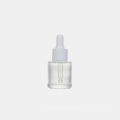 Wholesale Cheap 30ml 50ml High Flint Glass Bottle With Sliver Aluminium Dropper For Essential Oil